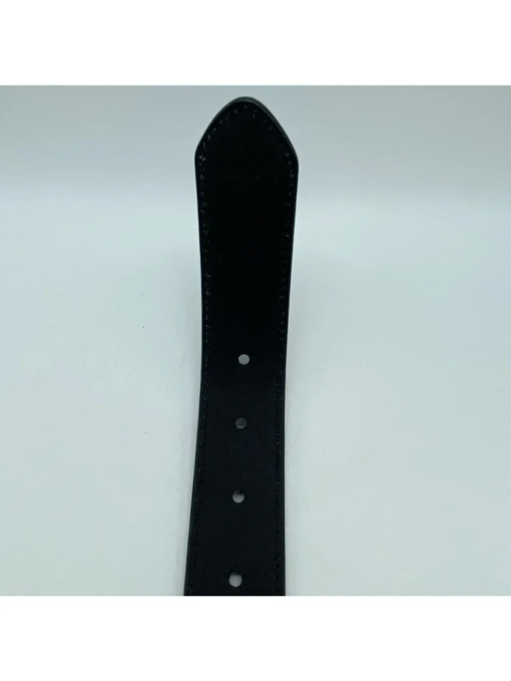 Unbranded Black Genuine Leather Belt Size 42 Casual Dress 1.25